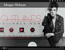 Tablet Screenshot of meaganhickman.com